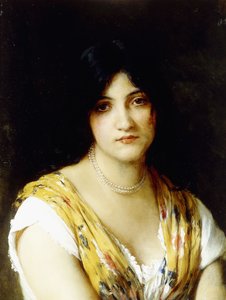 地中海の美しさ、 作： Eugen von Blaas