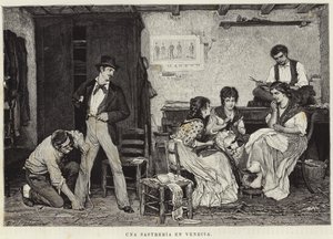 ヴェネツィアのテーラー 作： Eugen von Blaas