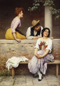小さな話、 作： Eugen von Blaas