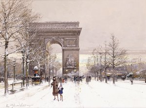 凱旋門 作： Eugene Galien Laloue