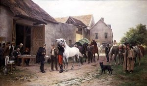 徴兵制について 作： Eugene Alexis Girardet