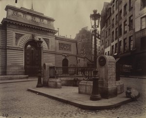 エコール ポリテクニックの噴水 作： Eugène Atget