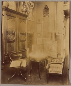 Innenraum von Herrn C., Dekorateur Wohnungen, Rue du Montparnasse 作： ウジェーヌ・アジェ