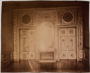 オテル・ドゥ・ローザンの内部にあるサロン 作： Eugène Atget