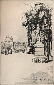 リュクサンブール公園、1915