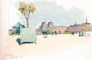 レチュイルリー、1915 作： Eugene Bejot