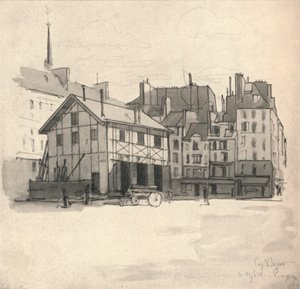ケデオルフェヴェレスの古い家、1915