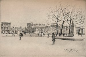 Place de lInstitut、1915年