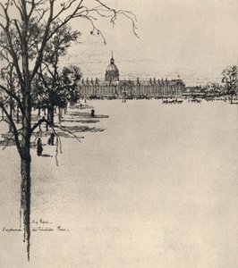 アンヴァリッドのエスプラネード、1915 作： Eugene Bejot