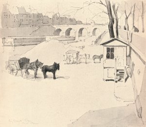 ポンマリー-馬と荷車、1915