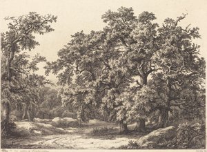 オークス、1840年。 作： Eugene Bléry