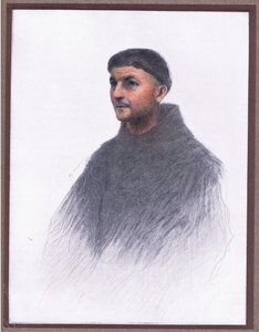 修道士、1919 作： Eugene Burnand