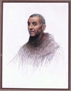 修道士ジュニパー、1919 作： Eugene Burnand