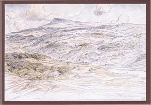 ラベルナ山、1919年 作： Eugene Burnand