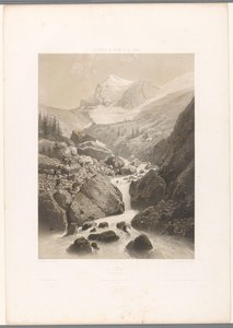 アイガーを望む山の風景 L