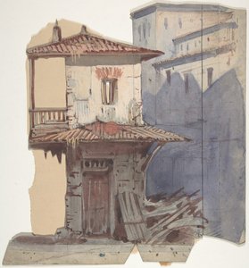 パリのオペラ座の舞台セットのデザイン、1830～90年。 作： Eugene Ciceri