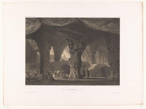 シアターデコールとカタコンベン Les catacombes (inedit.) (オブジェクトのタイトル) Theatredecors（シリーズタイトル） Décorations de théâtre (オブジェクトのシリーズ タイトル) 作： Eugene Ciceri