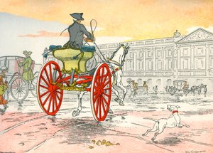 ルイ15世の時代の一頭の馬のシェイ 作： Eugene Courboin