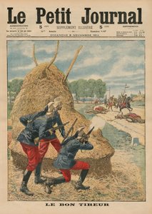 1914年11月8日、「Le Petit Journal」のサプリメントイラスト「グッドショット」の表紙イラスト