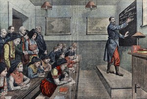 アルザスのフランス語の第一級を再征服。ダンブランスのイラスト。1914年の「ル・ペレラン」にて。 作： Eugene Damblans