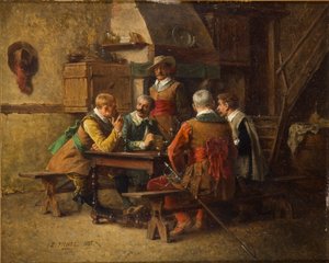 非番、1885 作： Eugene Fichel