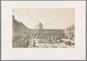 カズヴィンの隊商宿舎 Caravân-Serail-I-Châh (Casbin) (オブジェクトのタイトル) ペルシャの風景（シリーズタイトル） ペルセ・モダン（シリーズタイトル）