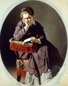 手紙、 作： Pierre François Eugène Giraud
