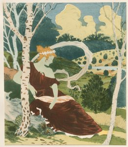 森の中で 作： Eugene Grasset