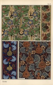 布や壁紙の柄にひょうたん 作： Eugene Grasset