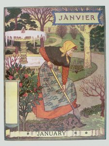 1月 作： Eugene Grasset