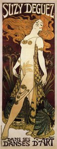 スージーデゲス、1905年 作： Eugene Grasset