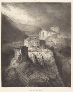 聖ヨハネ教会、ティエール 作： Eugene Isabey