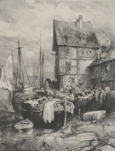 港の内部, 1833., 1833. 作： Eugene Isabey