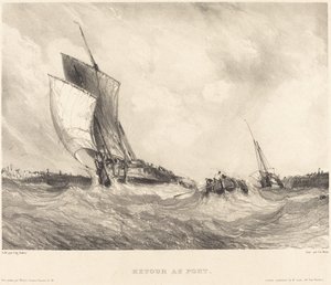 帰港 作： Eugene Isabey