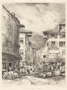 クレルモンのRue des Gras