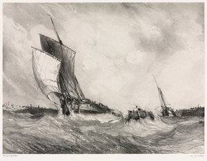 シックス・マリーンズ：帰港、1833 作： Eugene Isabey
