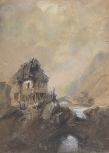 ディエップの村、1843 年。