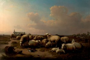 羊 作： Eugene Joseph Verboeckhoven