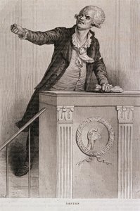 ジョルジュジャックダントンの肖像（1759-94）（彫刻） 作： Eugene Joseph Viollat