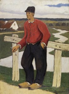 若い農家の方 作： Eugene Laermans