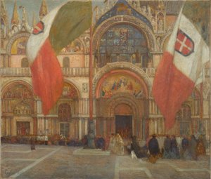ヴェネツィアの饗宴の日、1904年頃 作： Eugene Lawrence Vail