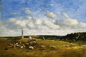ドーヴィル、1870-1874 作： Eugene Louis Boudin