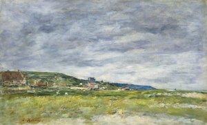 ドーヴィル、レデューンズ、 作： Eugene Louis Boudin