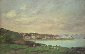 横向き 作： Eugene Louis Boudin