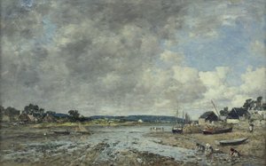 洗濯婦のいる風景、1873