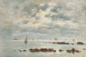 干潮、Saint Vaast la Hougue、1892