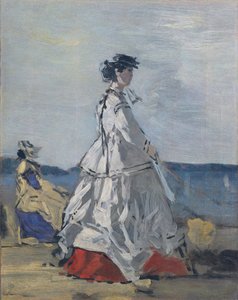 ポーリン王女メッテルニヒ1836-1921年頃1865-67。 作： Eugene Louis Boudin