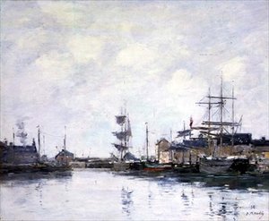 フェカンの盆地 作： Eugene Louis Boudin
