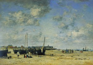 Berckのビーチ。バークビーチ、1878年