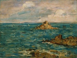 ドゥアルヌネの海 作： Eugene Louis Boudin